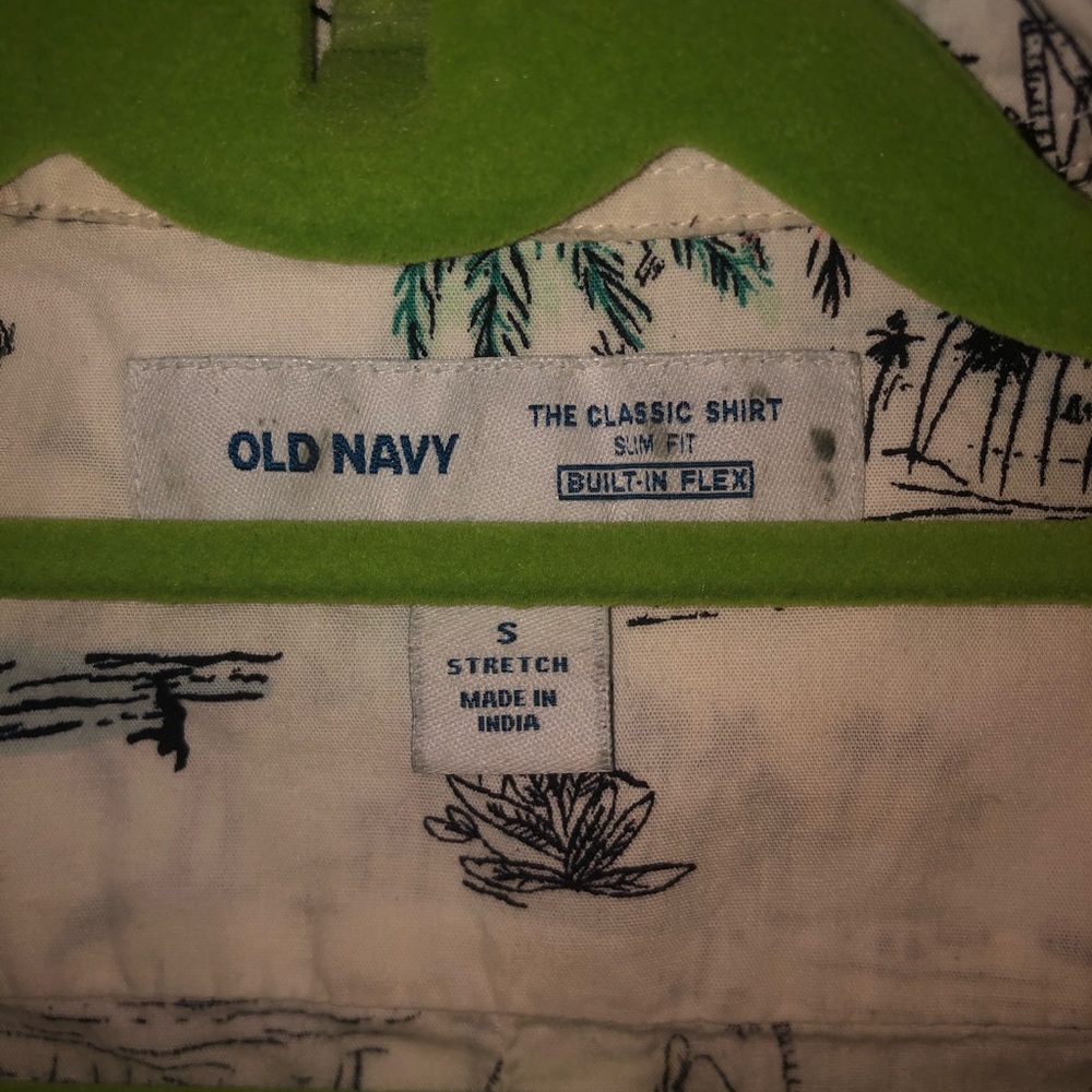 Palm tree button down - Picture 3 of 3